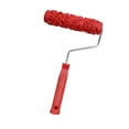 thumbnail image 2 of Luzkey 7'' Paint Roller Wall Painting Crafts Multifunctional Patterned Paint Roller Embossing Texture Rubber Roller for Wall Cabinet B, 2 of 8
