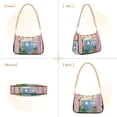 thumbnail image 7 of FORMRS Womens Shoulder Bag with Chain Strap Clutch Purse Cute Tote Handbag, Pink Seaside Boat, 7 of 7