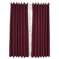 thumbnail image 1 of Wosthever Cortinas opacas de color sólido para cocina, persianas para habitación de niños, cortinas para el hogar y el Hotel Decoración del hogar vino rojo 100*250 cm, 1 of 6