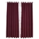 thumbnail image 1 of Wosthever Cortinas opacas de color sólido para cocina, persianas para habitación de niños, cortinas para el hogar y el Hotel Decoración del hogar vino rojo 100*250 cm, 1 of 6
