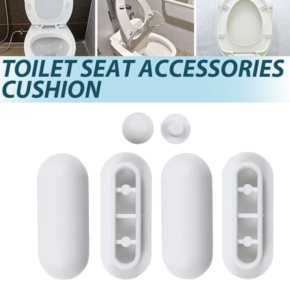Accessories Bumper WC Seat Buffer Replacement Pads Toilet Seat Universal 1 Set Base Bathroom Moistureproof Home
