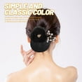 thumbnail image 4 of unbranded Hair Net Para Bun Negro Con Accesorio Femenino Cómodo Para Trabajo Y Diario, 4 of 6