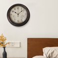thumbnail image 2 of 12'' Waterproof Wall Clock With Thermometer And Hygrometer For Garden Retro Waterproof Clock Noise-Free Clock For Indoor/Outdoor, 2 of 7