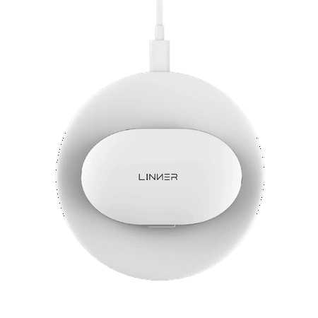 LINNER Mars OTC Hearing Aids with Noise&Feedback-Cancellation Discreet Fit for All-Day Comfort  with Focus Mode - Stellar White