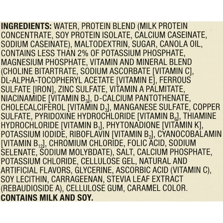 Equate High Protein Shake Nutrition Drink, Vanilla, 8 fl oz, 24 Count