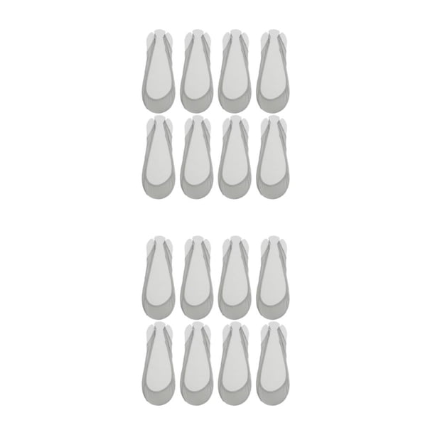 Sonducket 8 piezas transpirables y acogedores estilo calcetín almohadillas para los pies que alivian la fatiga del pie almohadillas para zapatos gris 2Conjunto