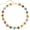 Gold #1, variant on Colorful Crystal Choker Necklace Rainbow Necklace and Bracelet Jewelry Set for Women Multi Colored Gemstone Chokers,Sparkly Rhinestone Rave Prom Costume Jewelry Chrismas Mothers Day Gifts