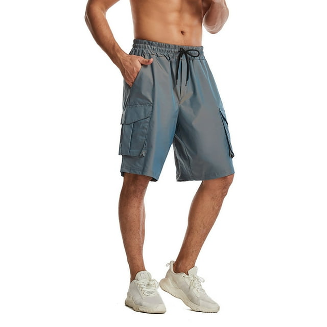 jsaierl Cargo Shorts for Men Plus Size Multi Pockets Shorts Work Military Shorts Comfortable Camping Cargo Shorts
