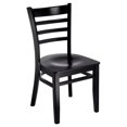 thumbnail image 1 of Chaise d'Appoint avec Assise en Bois (Lot de 2), 1 of 2
