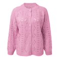 thumbnail image 4 of Vedolay Tops for Women Casual Women's Casual Jacket Professional Work Suit Jacket with Pockets,Pink S, 4 of 5