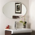 thumbnail image 1 of Decor Wonderland SSM1067 Cadre en Chrome Miroir Mural Ovale, 1 of 1