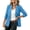 Light Blue, variant on Women's Solid Long Sleeve Cardigan Jacket Outerwear with Pockets for Yoga Fitness Sports Casual Home Wear Red XL