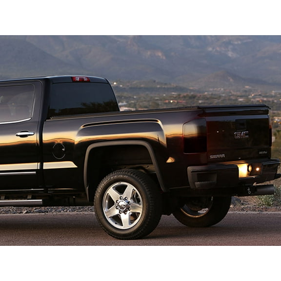 Rvinyl Tail Light Tint Covers Compatible with GMC Sierra 2014-2015 - Matte Smoke