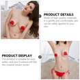 thumbnail image 3 of 1 Paire de Couvertures Aguichant pour Femmes Adorables Autocollants de Seins à Sequins, 3 of 4