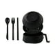 thumbnail image 2 of Cocina de ramen para microondas con mango de tapa | Colador incluido | Plástico apto para lavavajillas | Capacidad de 33oz | Multiusos para sopas de avena y queso para pasta | Set de 6 piezas |, 2 of 6