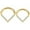 Gold, variant on YYKihy Surgical Septum Daith Tragus Cartilage Piercing Jewelry Teardrop Nose Hoop Cube Zircon Paved