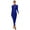 Royal Blue, variant on TiaoBug Womens One Piece Unitard Full Body Leotard Gymnastics Unitard Figure Skating Jumpsuit Bodysuit Catsuit Black M