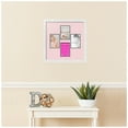 thumbnail image 2 of ArtToFrames Collage Photo Picture Frame with 4 - 4x6" Openings, Framed in White with Hollyhock and Black Mats (CDM-3966-498), 2 of 8