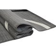 thumbnail image 3 of HR HANDCRAFT RUGS HR Geometric Stripes Area Rug Oval Pattern Modern Carpet Comfy shed Free Stain Resistant Gray - 5'2" x 7'1", 3 of 5