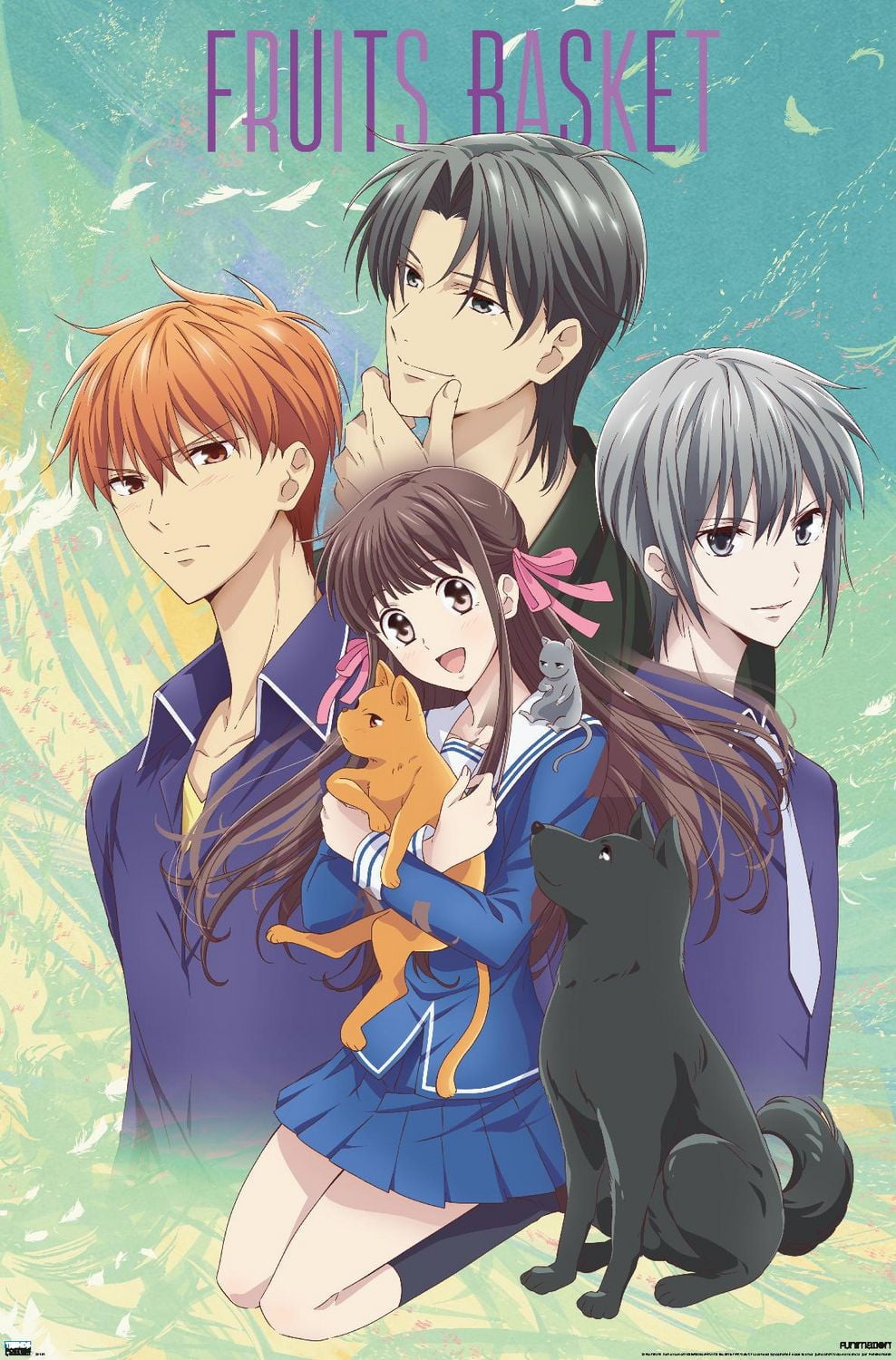Fruits Basket - Art Work Wall Poster, 22.375" x 34"