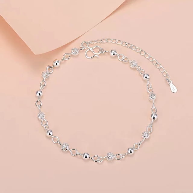 Pulsera De Plata 925 Simple Pulseras Mujeres Venta Caliente Accesorios De Joyería Regalos Gao Jiahui unisex