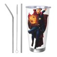 thumbnail image 1 of Vaso de 20 oz de Doctor Strange, taza de viaje para café con aislamiento al vacío de acero inoxidable, taza de café, taza de viaje con tapa, taza térmica para exteriores, 1 of 8