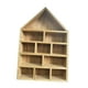 thumbnail image 2 of Estante de exhibición de caja de sombra, estante de almacenamiento montado en pared, vitrina de madera, soporte para figuras en miniatura para, 2 of 9