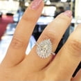 thumbnail image 3 of K-KED Women Fashion Cubic Zircon Wedding Delicate Jewelry 925 Silver Plated Ring Sz 6-10-10, 3 of 6