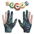 thumbnail image 1 of Guantes de Billar ANGGREK Guantes de Taco de 3 Dedos Transpirables Mano Izquierda, 1 of 1