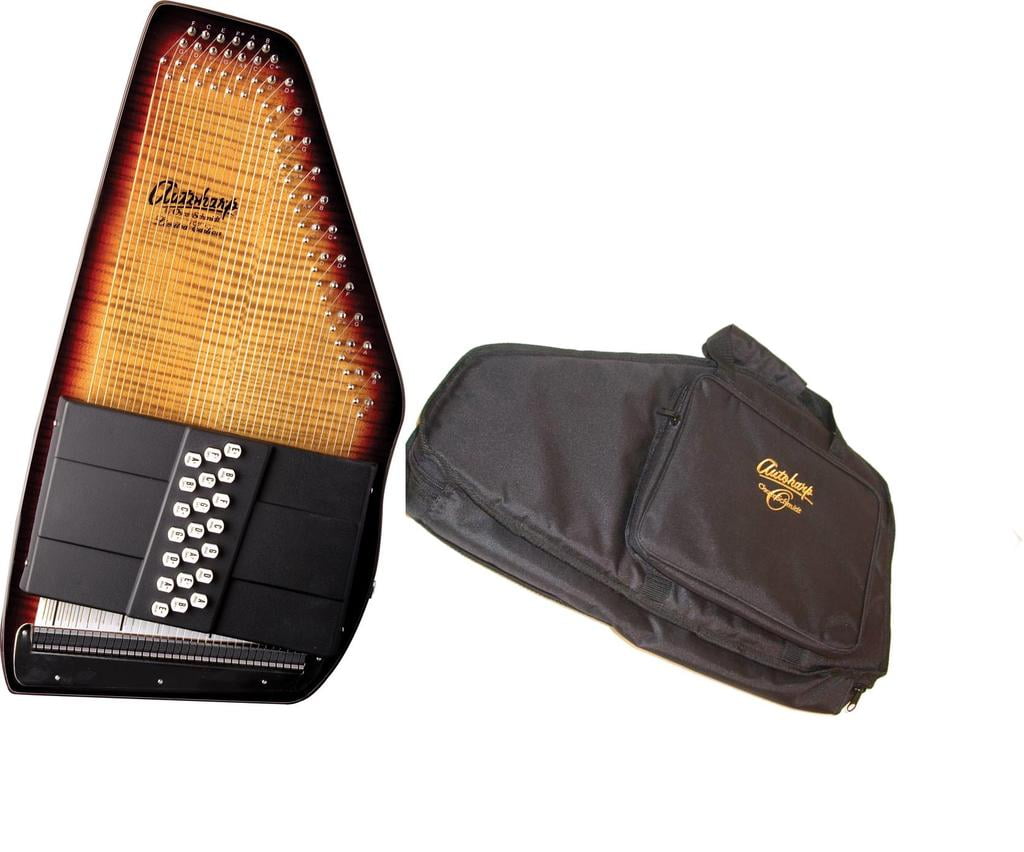 Oscar Schmidt 21 Chord Electric Autoharp w/ Gig Bag, Passive Pickup