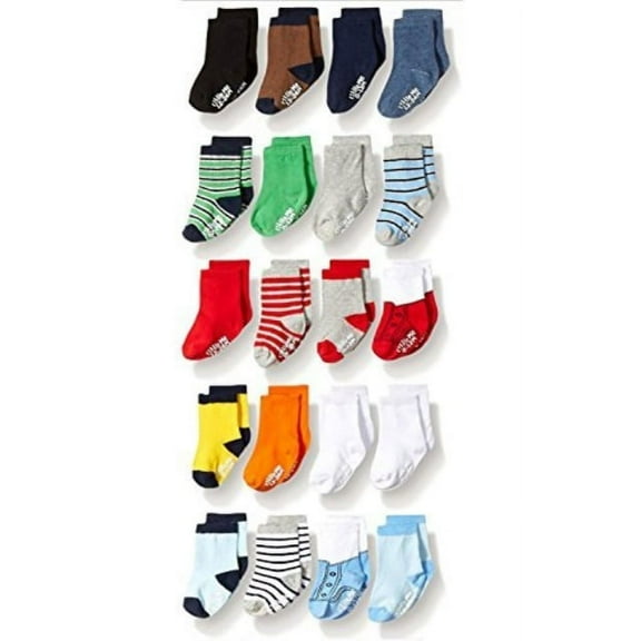 Little Me Baby 20 Piece Assorted Socks, Boys', Multi, 0-12/12-24 Months