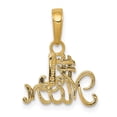 thumbnail image 4 of 14k Yellow Gold #1 Mom Charm, 4 of 5