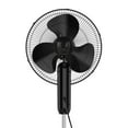 thumbnail image 2 of Holmes 16" Oscillating 3 Speed Manual Stand Fan Black, 2 of 6