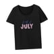 thumbnail image 5 of Camiseta de verano para mujer, ropa de calle, camiseta sencilla con cuello redondo para senderismo, viajes y desplazamientos SG, 5 of 7