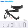 thumbnail image 5 of Car Phone Holder, 360-Degree Rotation Dashboard Cell Phone Holder, Car Rearview Mirror Phone Mount Suitable for 4 to 7 inch Smartphones, Rotating Dashboard Clip Mount Stand, 5 of 8