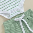 thumbnail image 6 of HUANBAI Boy And Girl Baby Summer Jumpsuit Short Sleeve Romper For Toddler 0 1 Year Old 12, 6 of 7