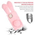 thumbnail image 4 of MasteelfCA Plush Bunny Ear Phone Case Cartoon Furry Phone Cover Compatible for iPhone 13, 4 of 8