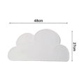 thumbnail image 2 of Silicone Placemats Food Grade Mats for Kids Baby Toddler Eating Lightweight Portable (White), 2 of 5