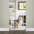 thumbnail image 1 of Carlson Pet Products 36 Inch Extra Tall Pet Gate w/ Lift Handle & Door, Platinum, 1 of 2