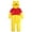 Pooh Yellow Red, variant on Disney Winnie the Pooh Toddler Boy or Girl Cosplay Hooded One Piece Pajamas Eeyore Light Blue