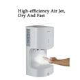 thumbnail image 2 of 1400W Hotel High-speed Hand Dryer, Automatic Hand Dryer Wall-mounted Baking Machine With Base Dryer White, 2 of 6