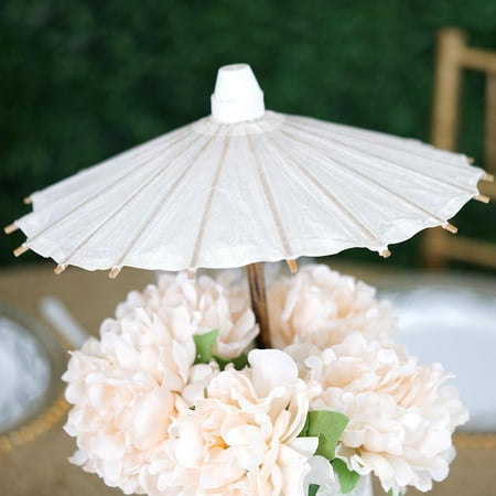 Balsacircle Paper Parasol Umbrellas Wedding Party Favors