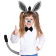 thumbnail image 1 of Ropa de fiesta para niños, disfraz de Halloween, decoración, accesorios de vestir, burro para diadema, tela para niños, 1 of 6