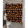 thumbnail image 5 of Halloween Shower Curtain Set ，Waterproof Fabric Shower Curtains Ghosts Pumpkin Stars Shower Curtains for Bathroom,Bathroom Decor 36"x72", 5 of 6