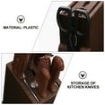 thumbnail image 6 of OFFIGAM Plastic Kitchen Organizer Brown For Knife Storage 1Pack 8.0In, 6 of 11