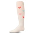 thumbnail image 3 of MeMoi  Multi Heart Graffiti Cotton Tights - Girls - Female, 4, White, 3 of 8