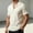 White, variant on Mens Casual Textured Shirts Knit Summer Beach Vacation Short Sleeve Button Down Tops Wine