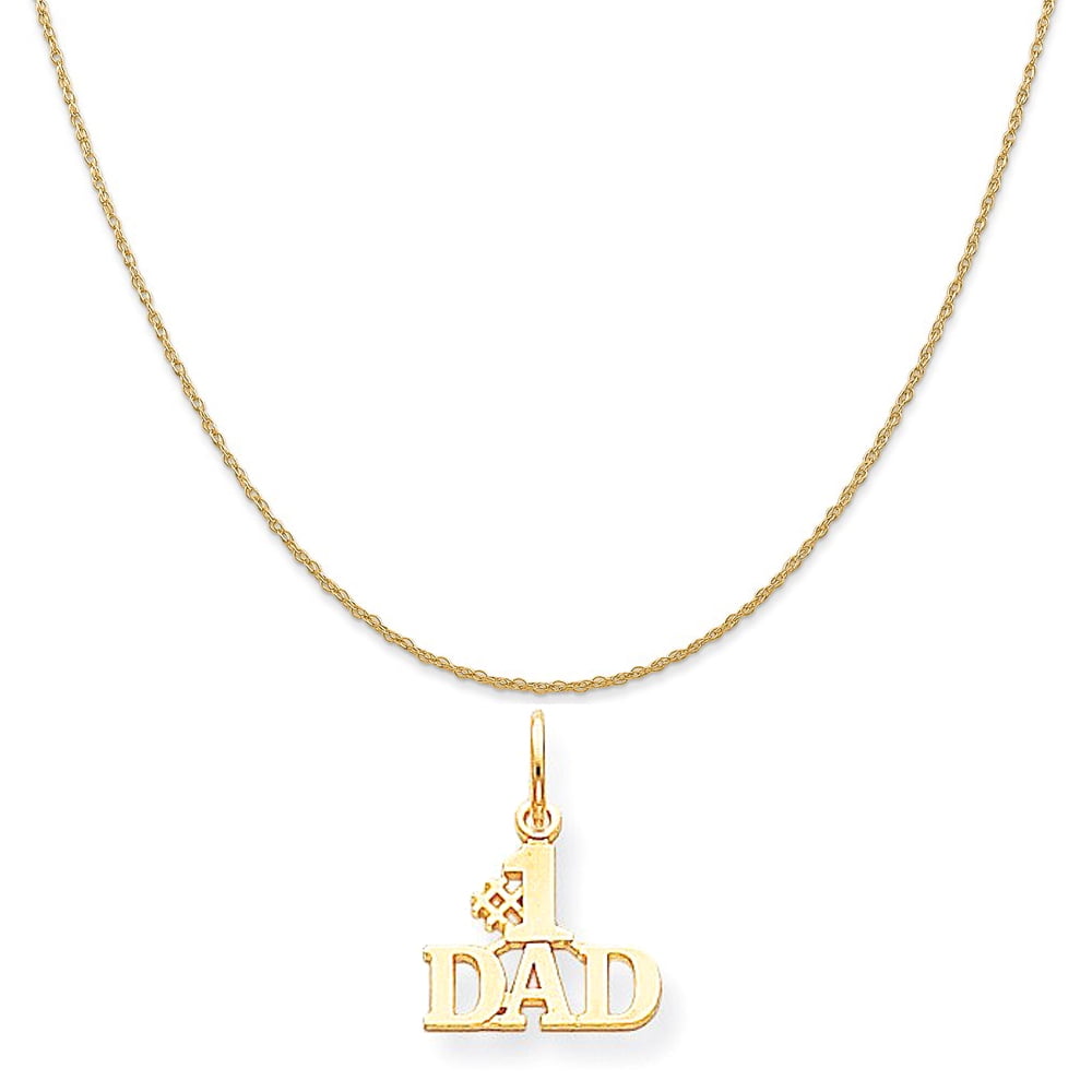 Details about   10k 10kt Yellow Gold Daddys Little Girl Charm PENDANT 24 mm X 8 mm