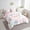 Blue Pink, variant on Erosebridal Cute Pig Bedding Sets Twin Size,Floral Animal Comforter Sets with Sheets,Kawaii Cartoon Bed in a Bag Twin size,Ultra Soft Cartoon Room Decorative,Reversible,7-Piece