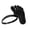 Black, variant on Printed Foot Shaped Sun Visor Hat, Barefoot headband for sun protection fun, perfect for camp counselors, beach weddings, and themed summer parties.